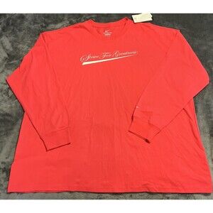 Medium Nike LeBron Strive for Greatness Long Sleeve T-shirt LOOSE FIT SAMPLE
